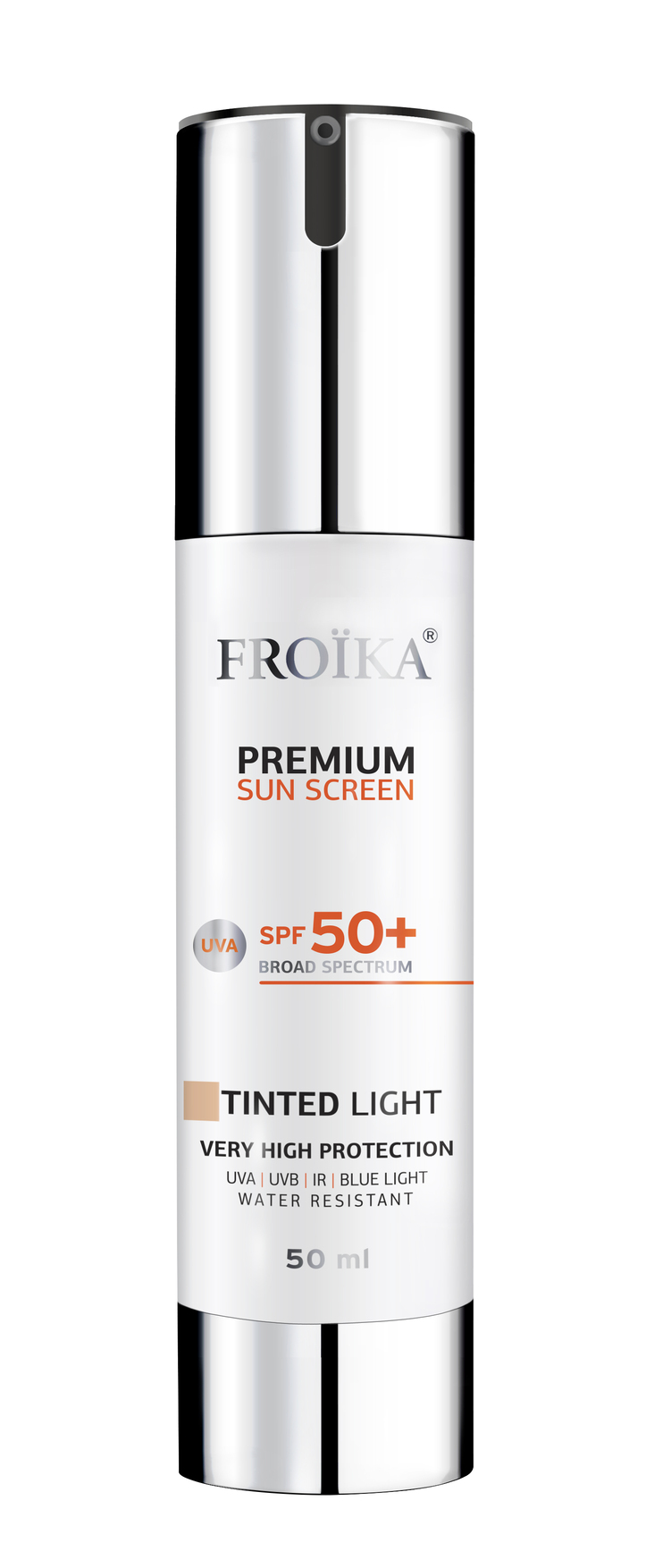 FROIKA - PREMIUM Sunscreen Tinted Light SPF50+ - 50ml